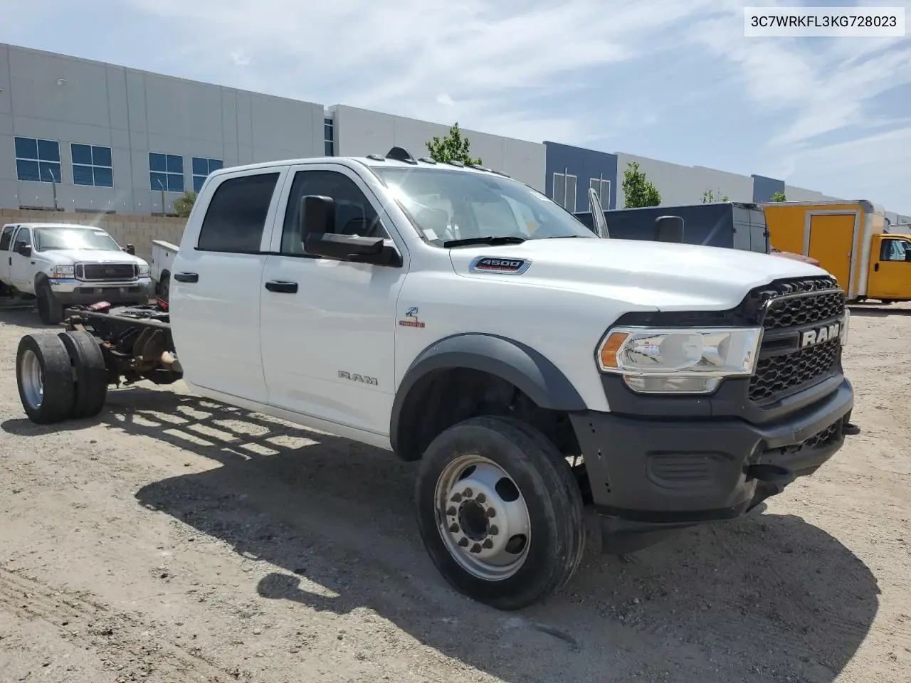 2019 Ram 4500 VIN: 3C7WRKFL3KG728023 Lot: 55528555