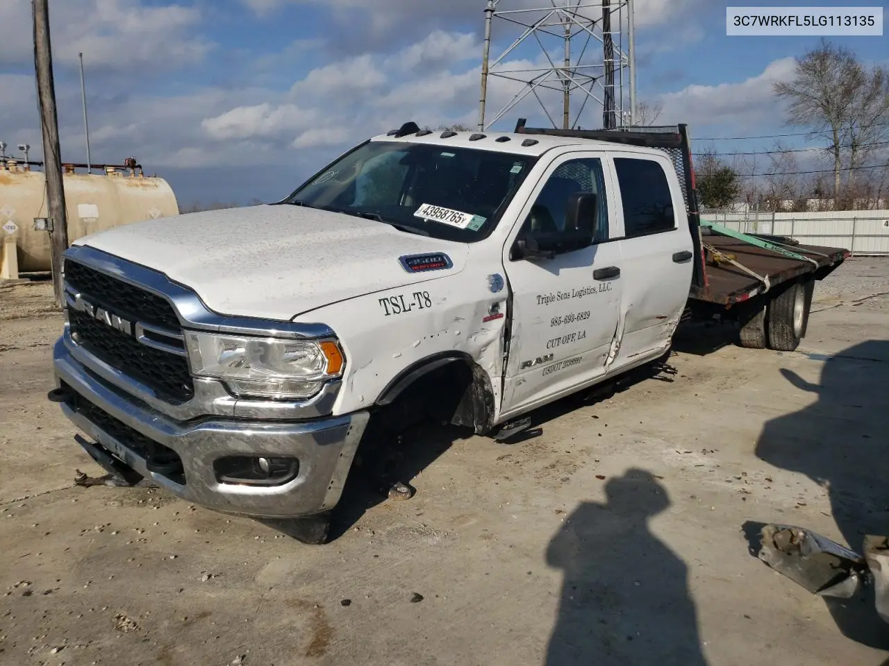 2020 Ram 4500 VIN: 3C7WRKFL5LG113135 Lot: 43958765