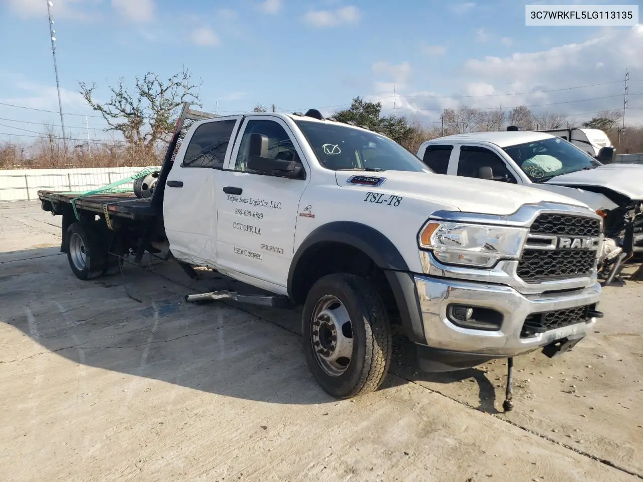 2020 Ram 4500 VIN: 3C7WRKFL5LG113135 Lot: 43958765