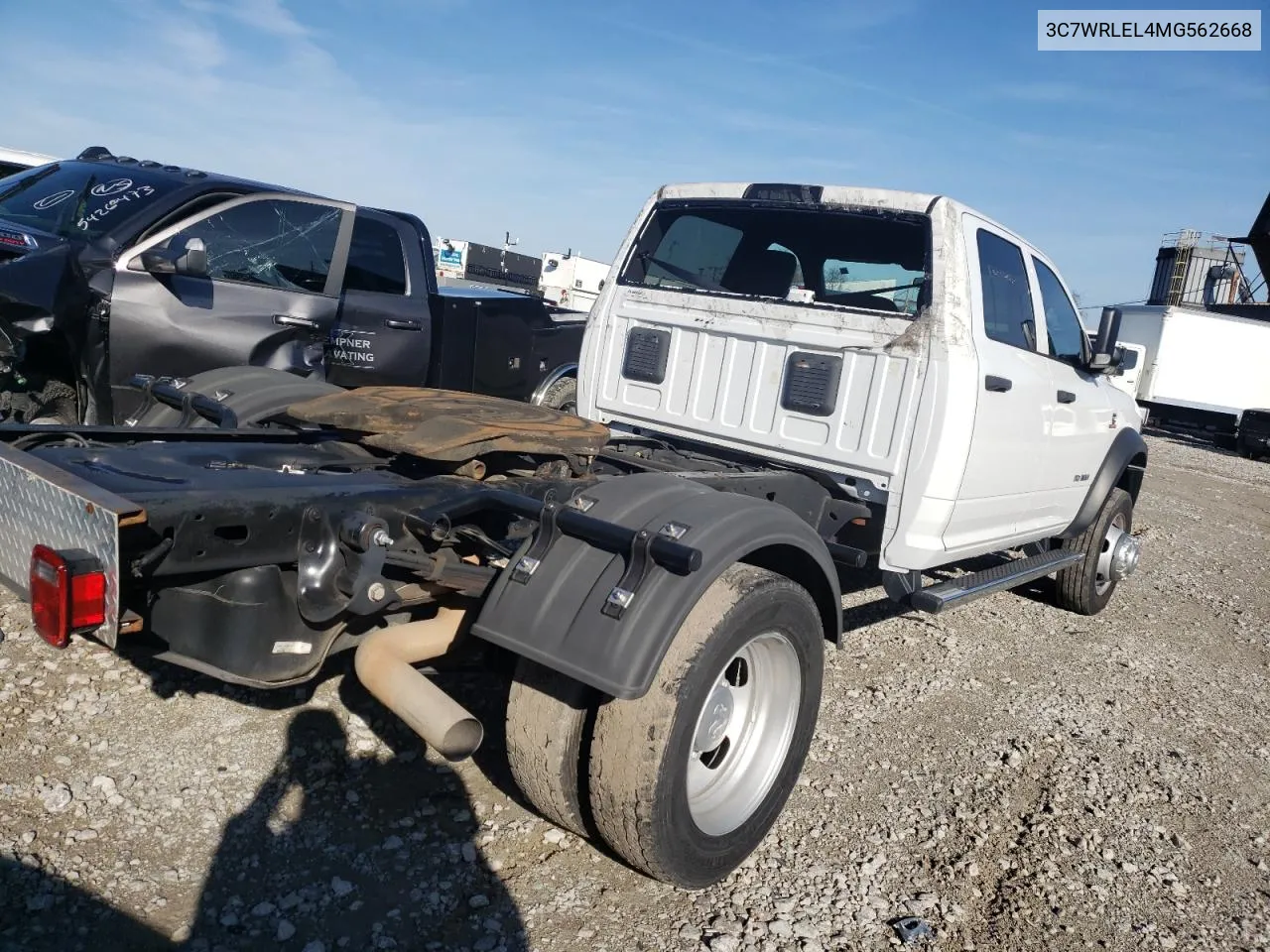 2021 Ram 4500 VIN: 3C7WRLEL4MG562668 Lot: 78250663