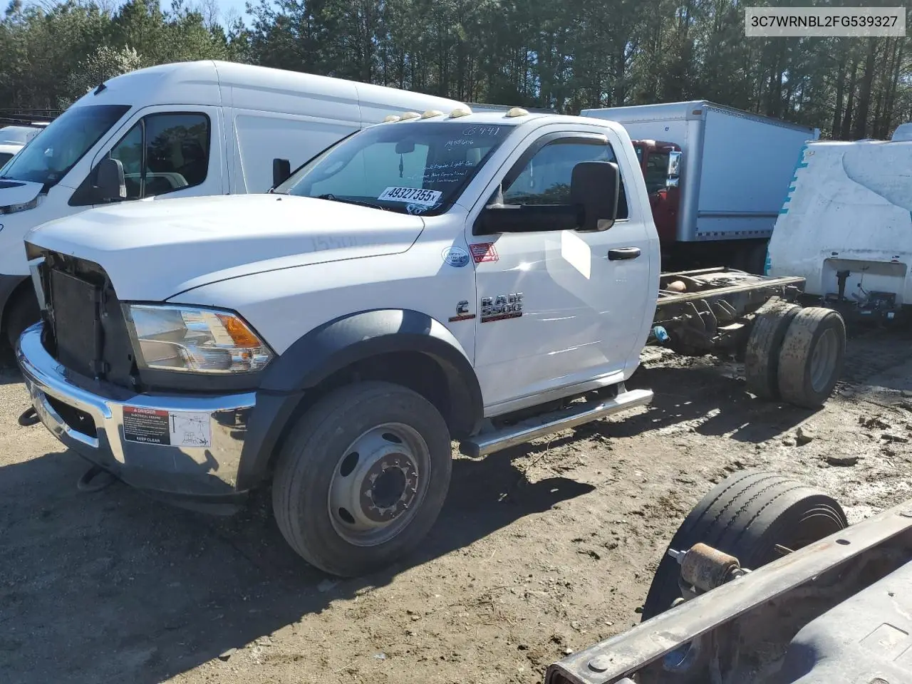 2015 Ram 5500 VIN: 3C7WRNBL2FG539327 Lot: 49327355