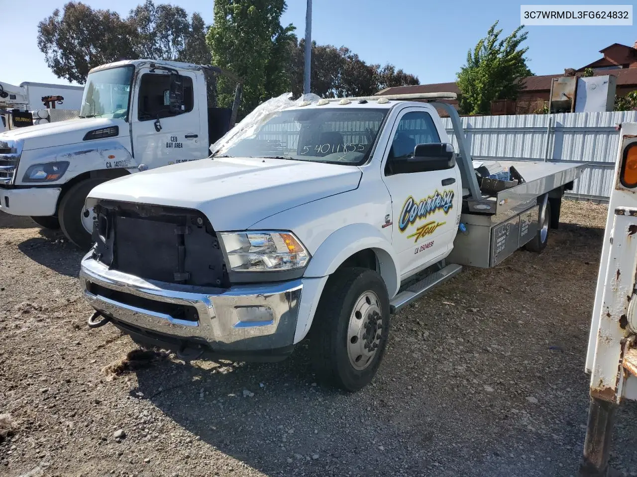 2015 Ram 5500 VIN: 3C7WRMDL3FG624832 Lot: 54011855