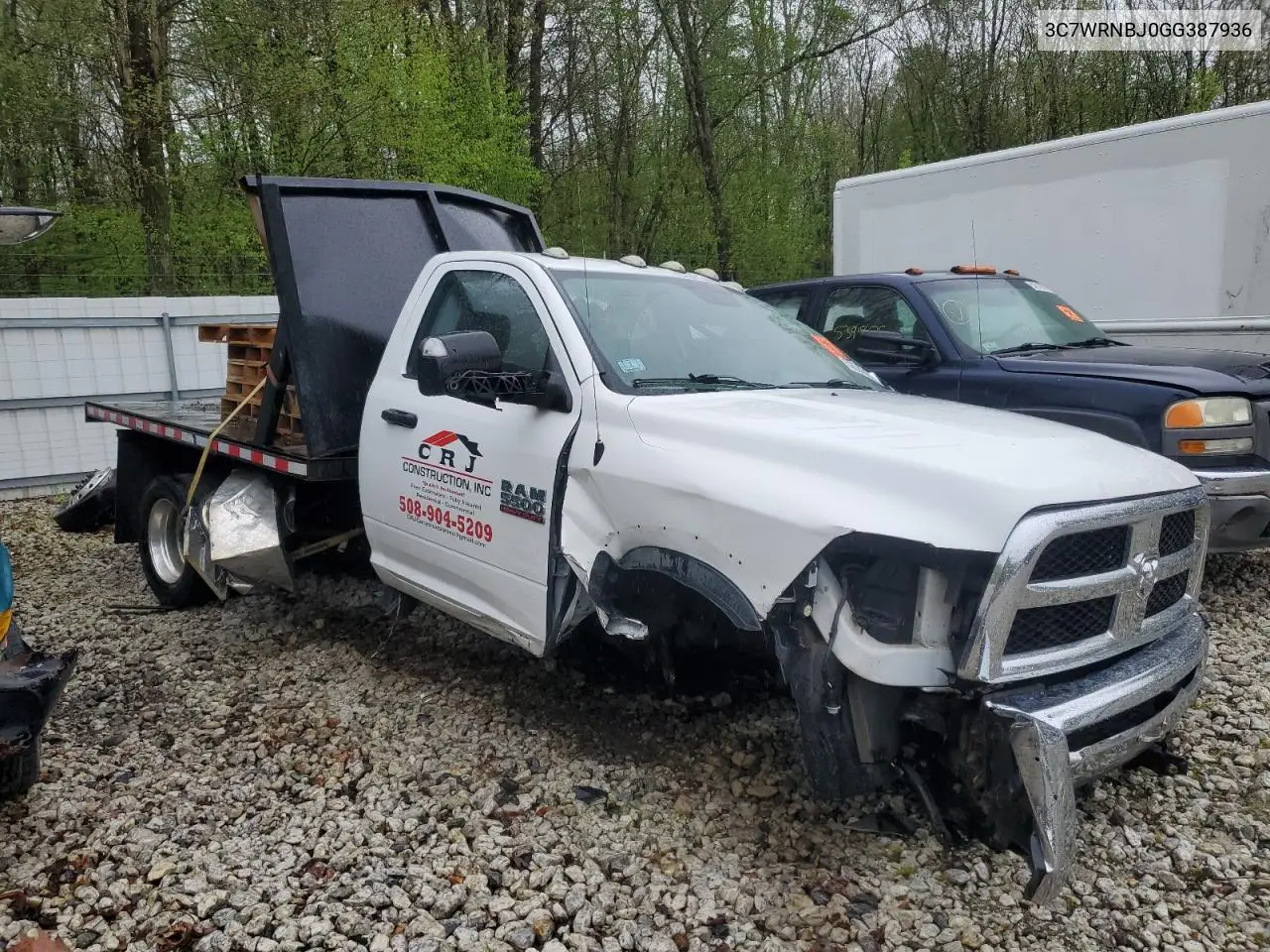 2016 Ram 5500 VIN: 3C7WRNBJ0GG387936 Lot: 52689435