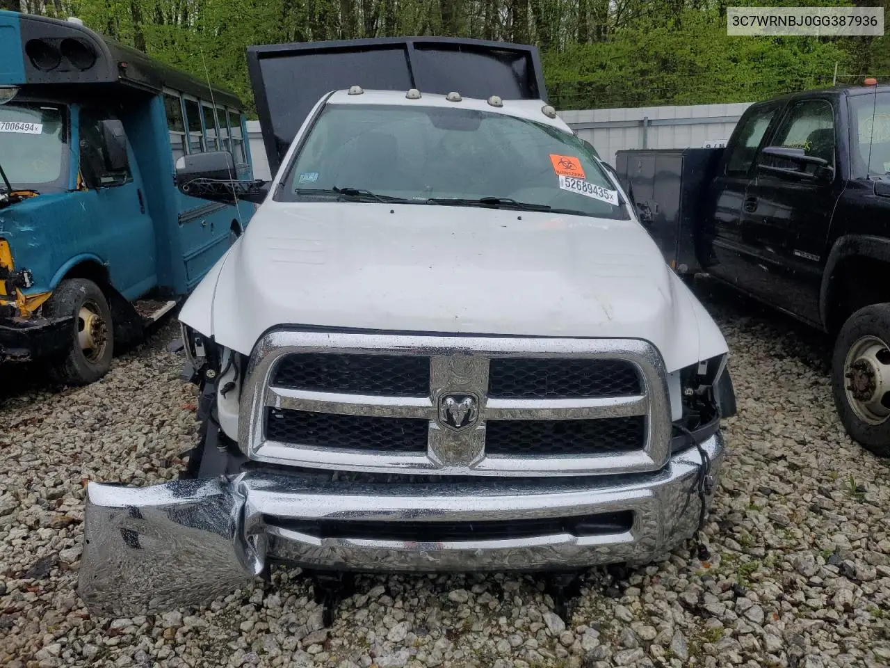 2016 Ram 5500 VIN: 3C7WRNBJ0GG387936 Lot: 52689435