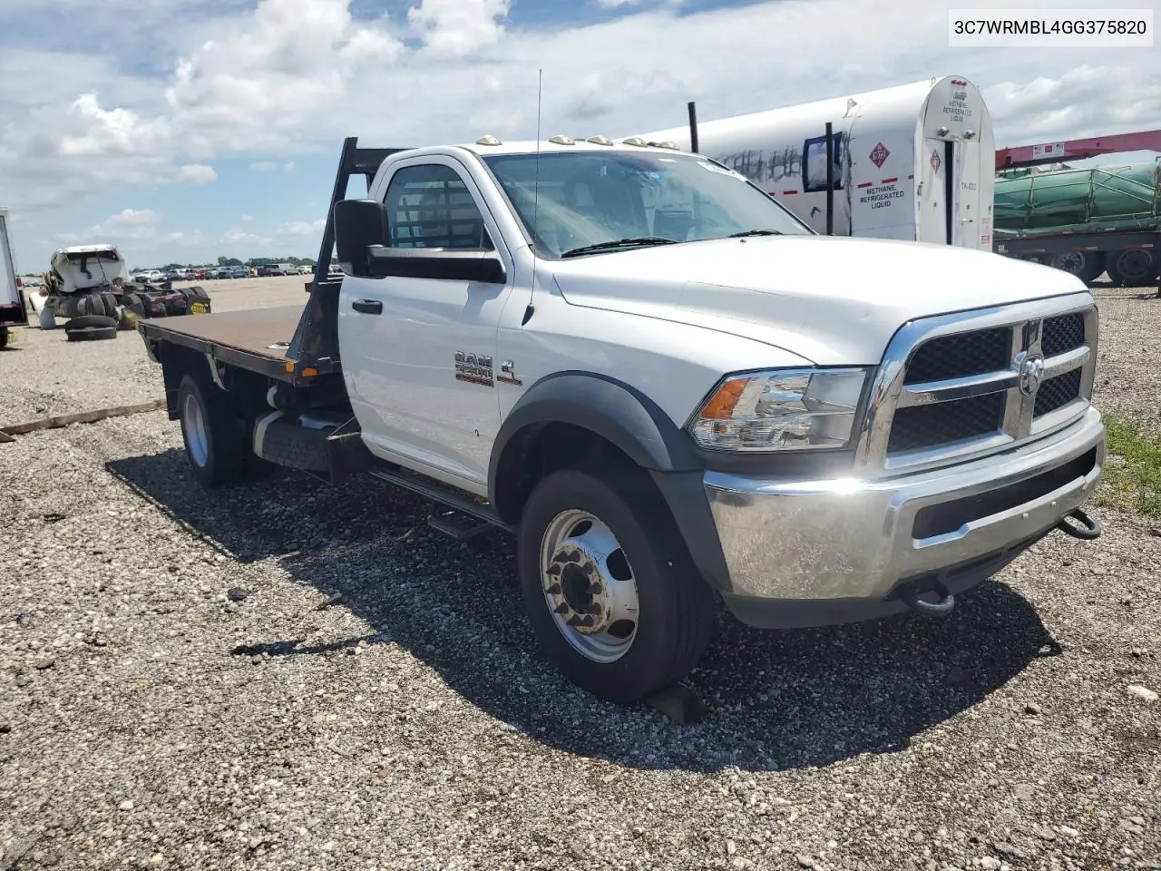 2016 Ram 5500 VIN: 3C7WRMBL4GG375820 Lot: 54729925