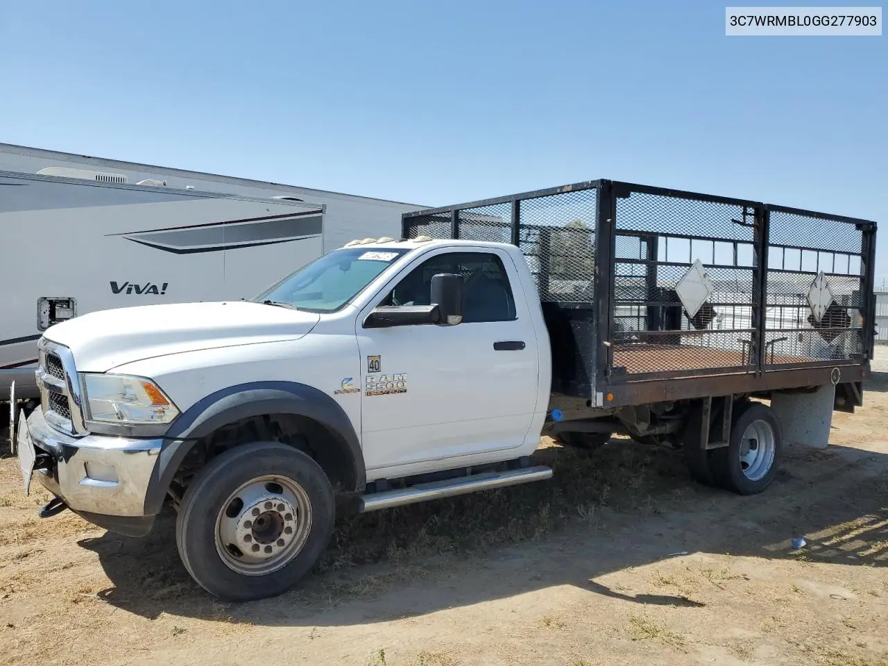 2016 Ram 5500 VIN: 3C7WRMBL0GG277903 Lot: 56919405
