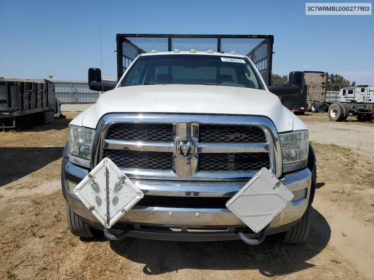 2016 Ram 5500 VIN: 3C7WRMBL0GG277903 Lot: 56919405