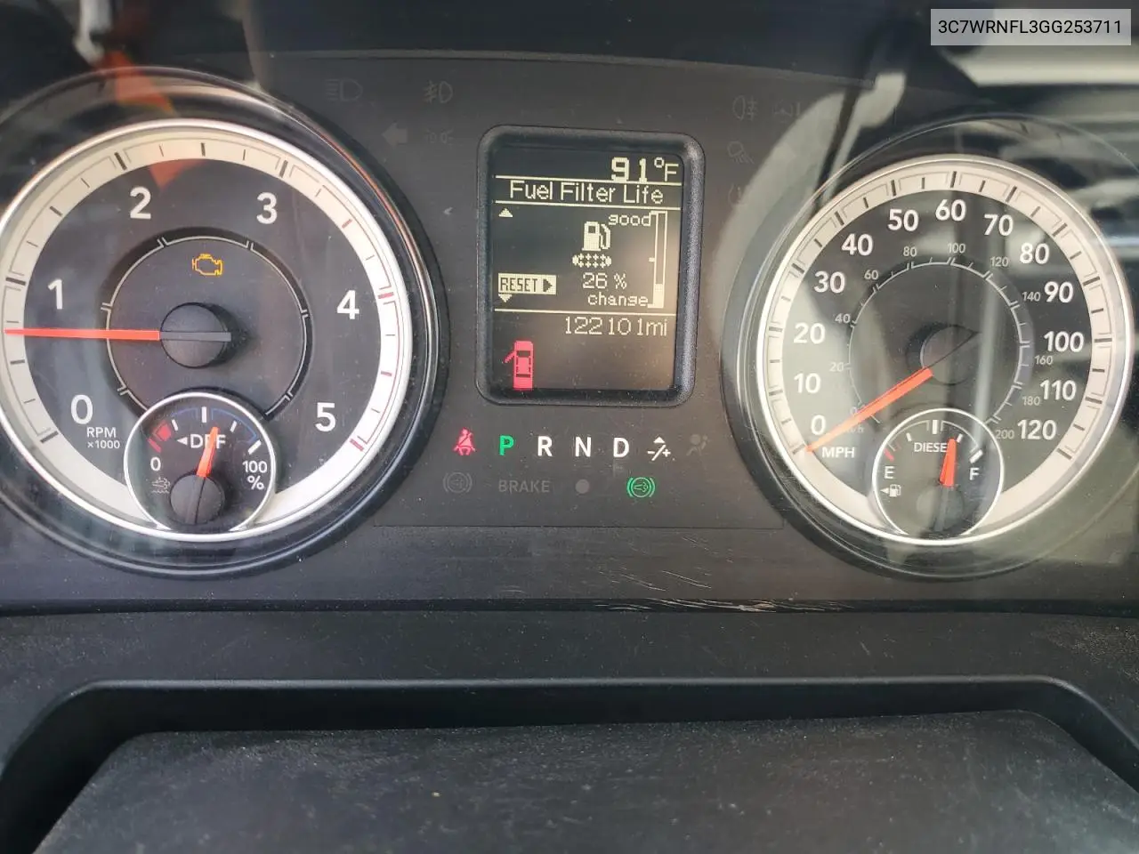 2016 Ram 5500 VIN: 3C7WRNFL3GG253711 Lot: 61590895