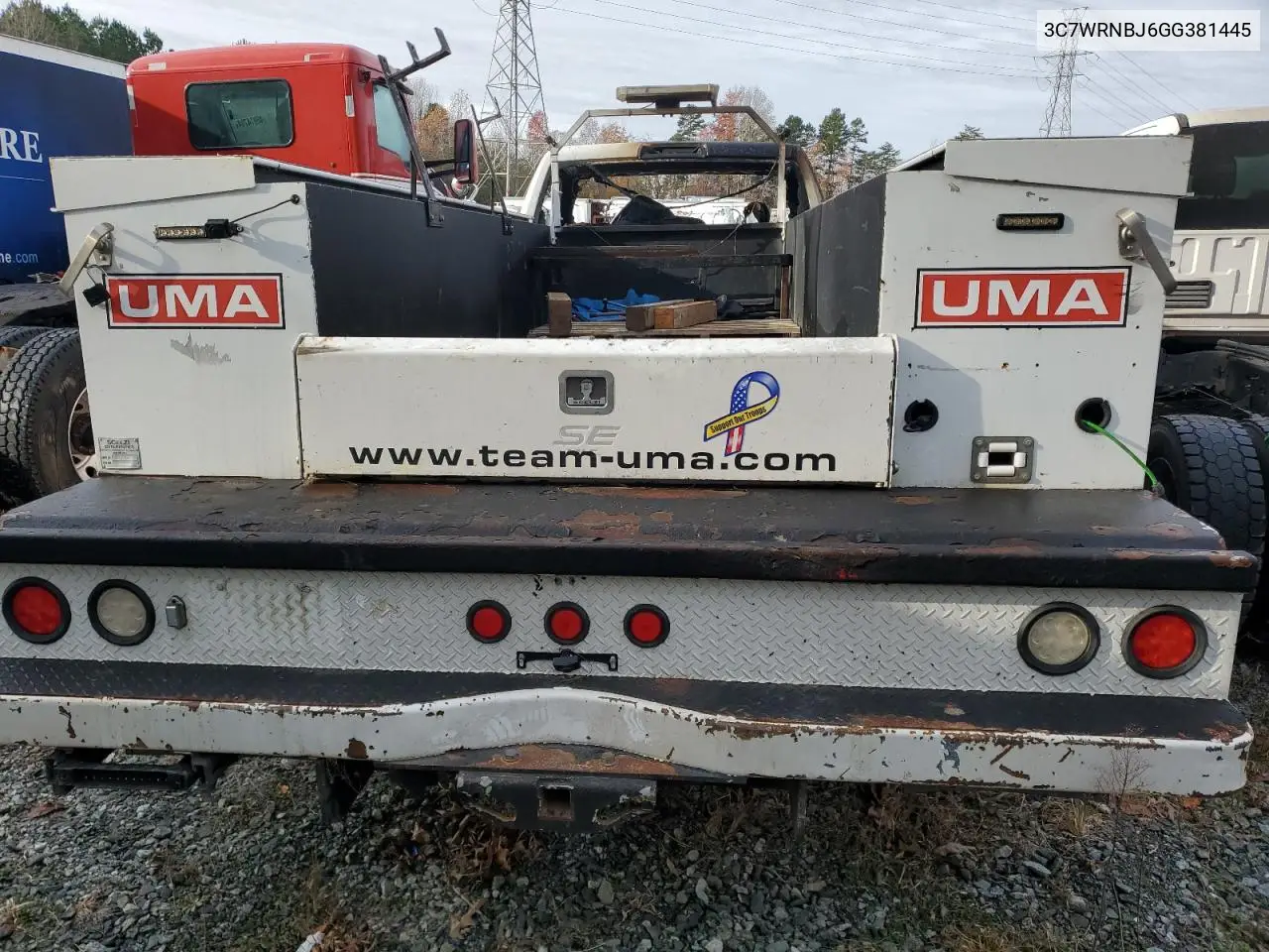2016 Ram 5500 VIN: 3C7WRNBJ6GG381445 Lot: 81496984