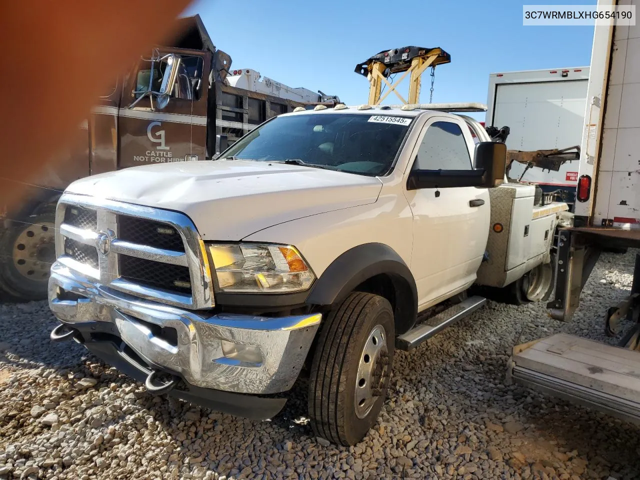 2017 Ram 5500 VIN: 3C7WRMBLXHG654190 Lot: 42515545