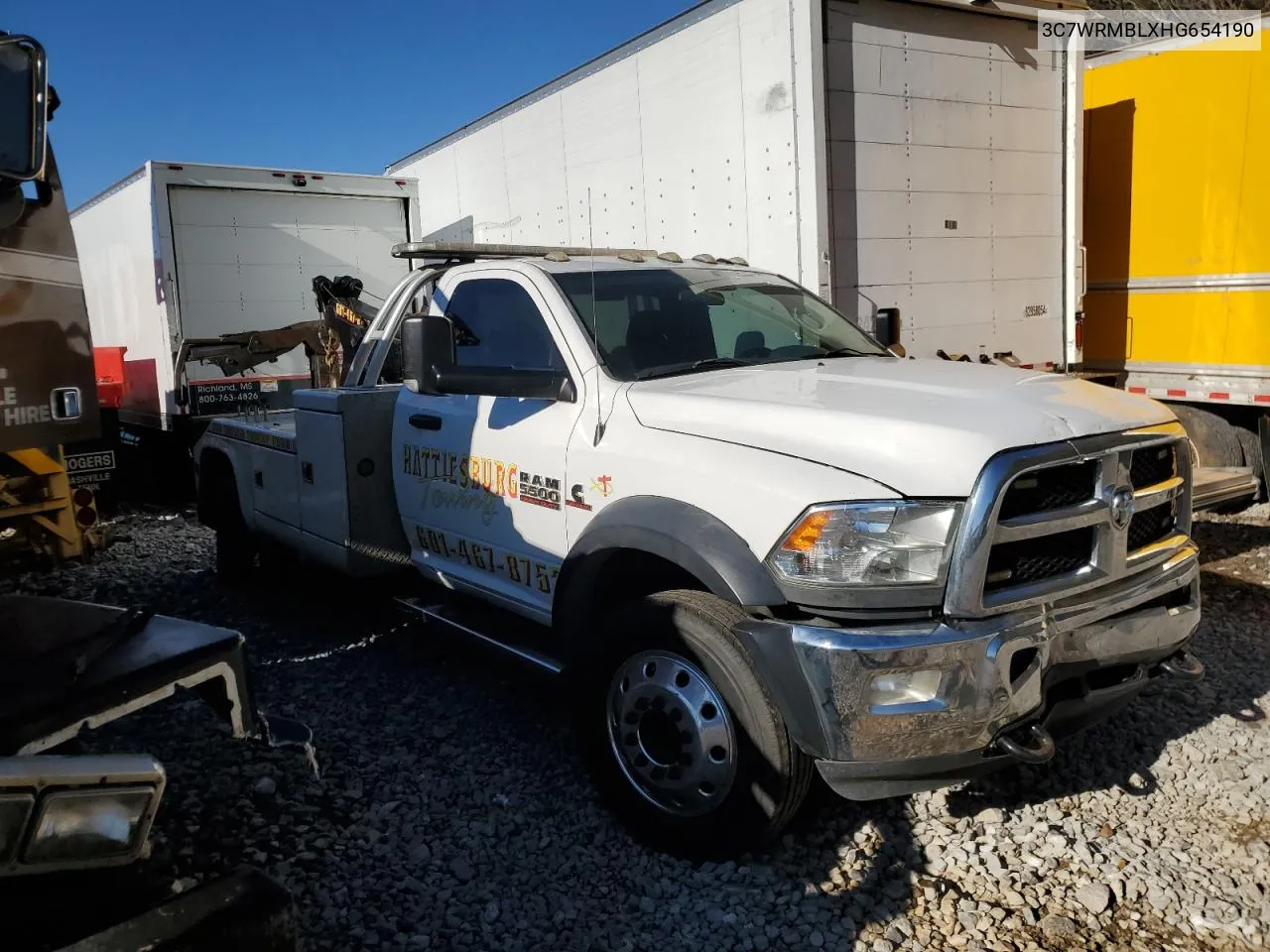 2017 Ram 5500 VIN: 3C7WRMBLXHG654190 Lot: 42515545