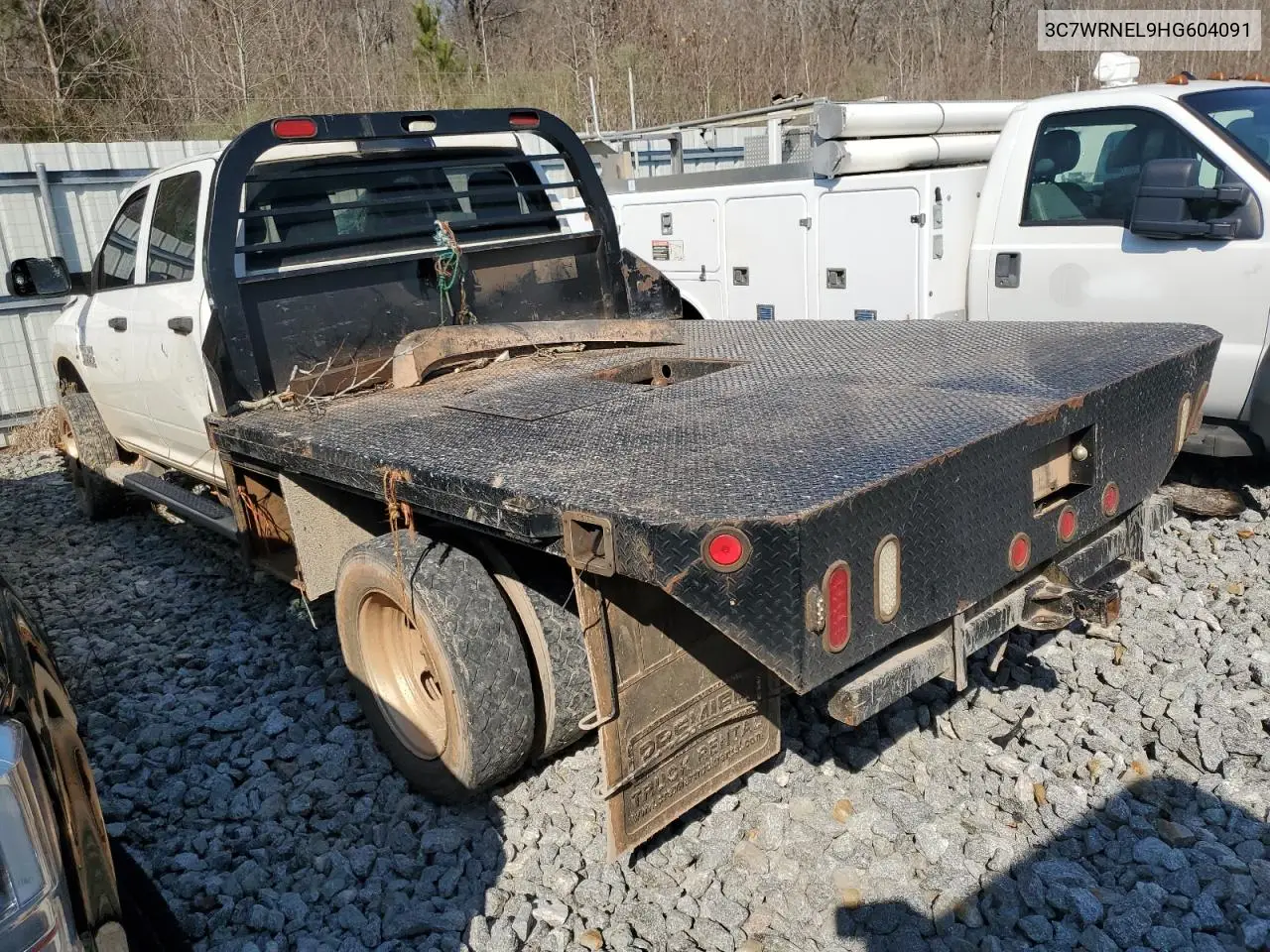 2017 Ram 5500Hd Flat Bed Truck VIN: 3C7WRNEL9HG604091 Lot: 45964785