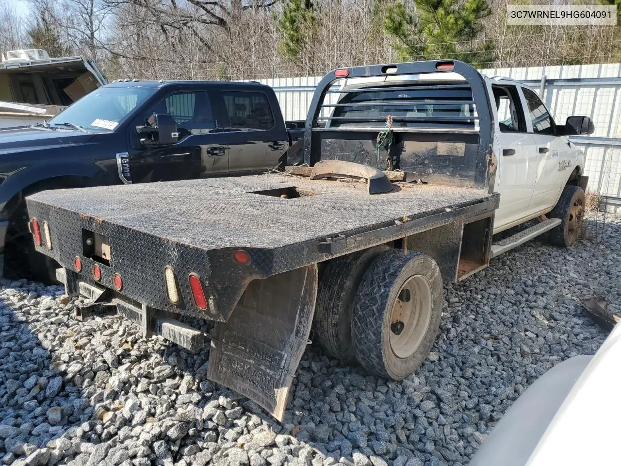 2017 Ram 5500Hd Flat Bed Truck VIN: 3C7WRNEL9HG604091 Lot: 45964785