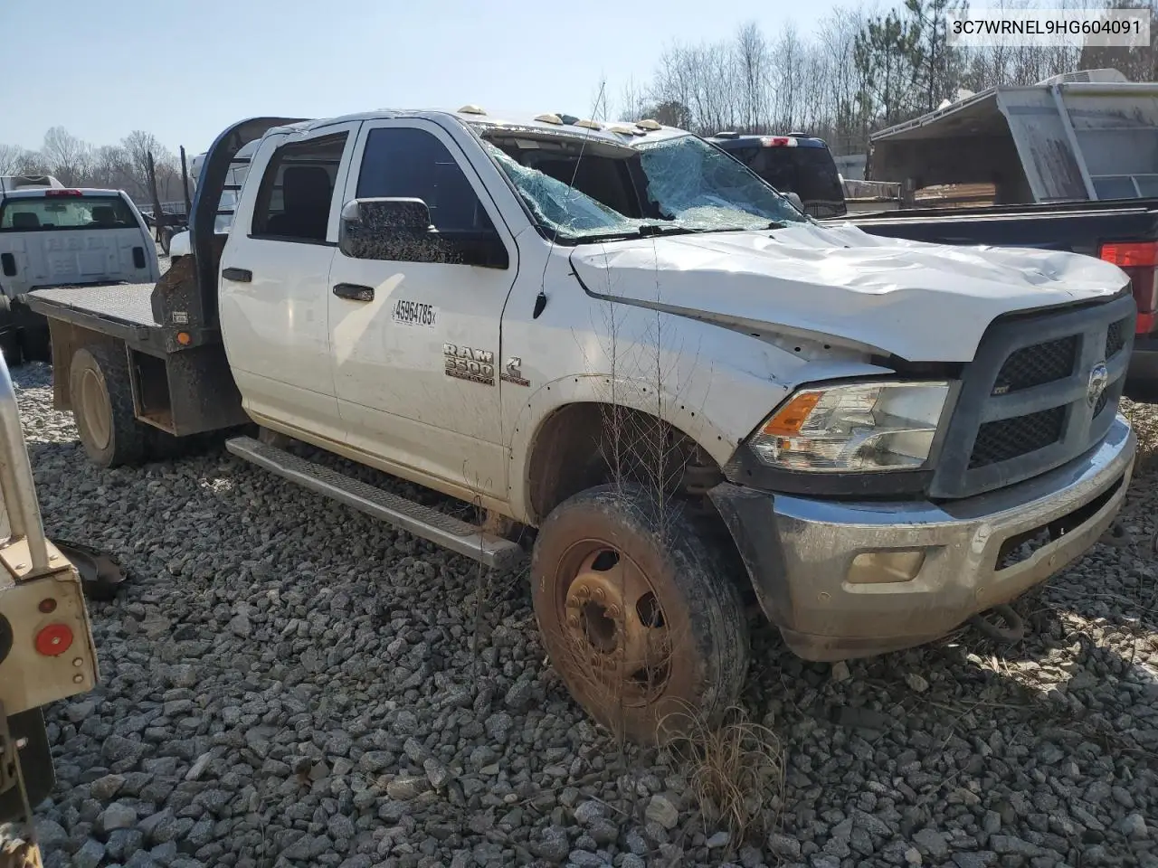 2017 Ram 5500Hd Flat Bed Truck VIN: 3C7WRNEL9HG604091 Lot: 45964785