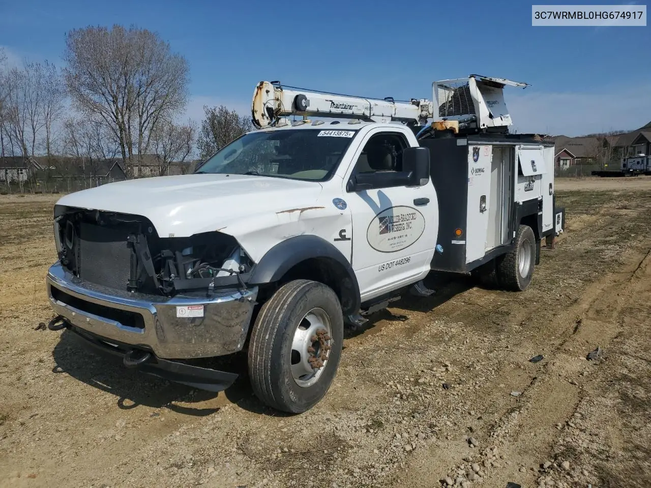 2017 Ram 5500 VIN: 3C7WRMBL0HG674917 Lot: 54413875