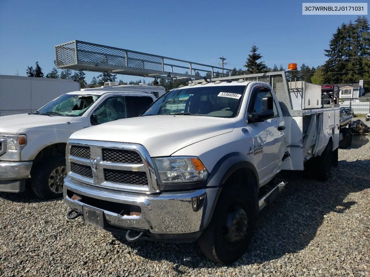 2018 Ram 5500 VIN: 3C7WRNBL2JG171031 Lot: 53366095