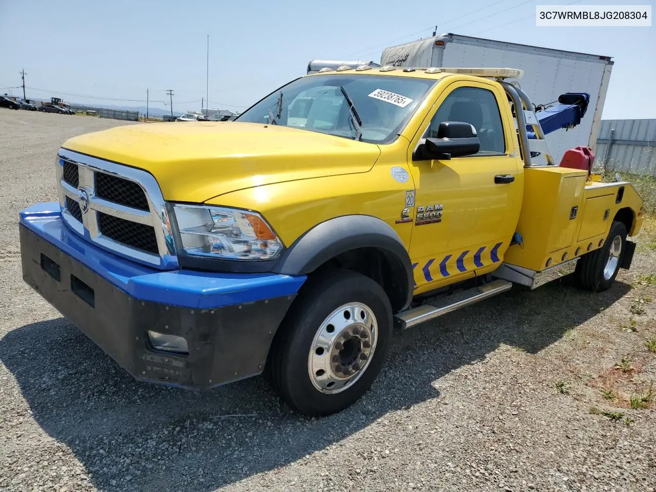2018 Ram 5500 VIN: 3C7WRMBL8JG208304 Lot: 61881455