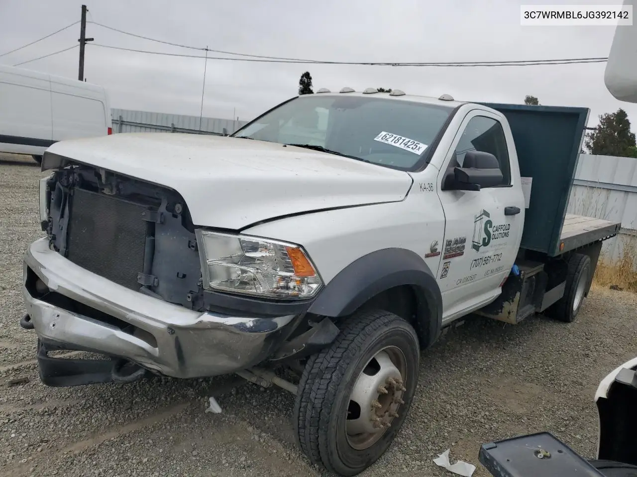 2018 Ram 5500 VIN: 3C7WRMBL6JG392142 Lot: 62181425