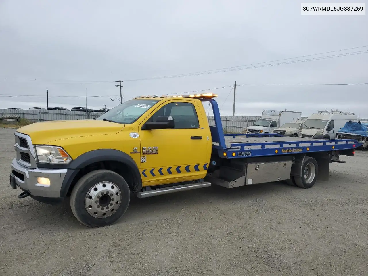 2018 Ram 5500 VIN: 3C7WRMDL6JG387259 Lot: 62336525