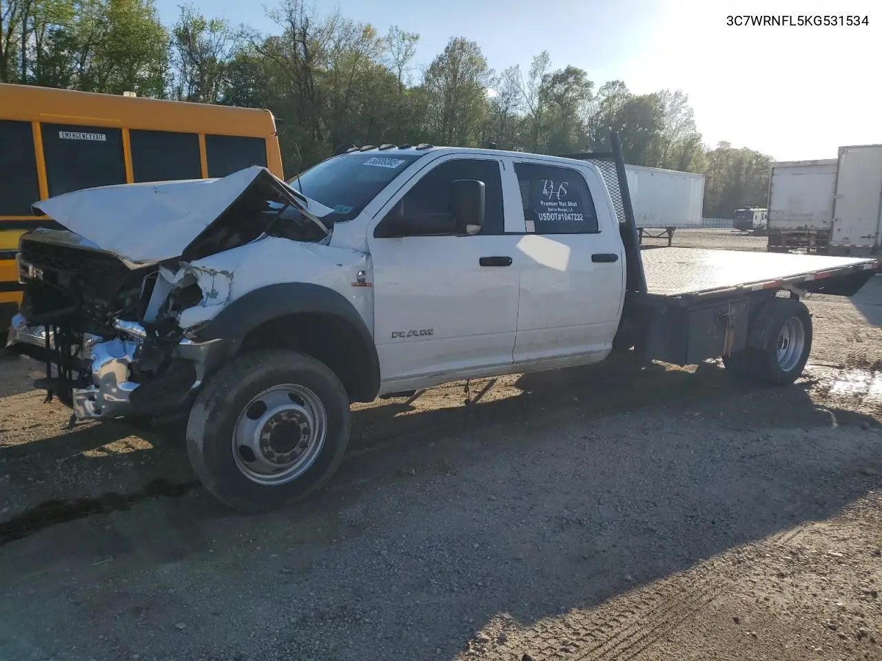 2019 Ram 5500 VIN: 3C7WRNFL5KG531534 Lot: 50389305
