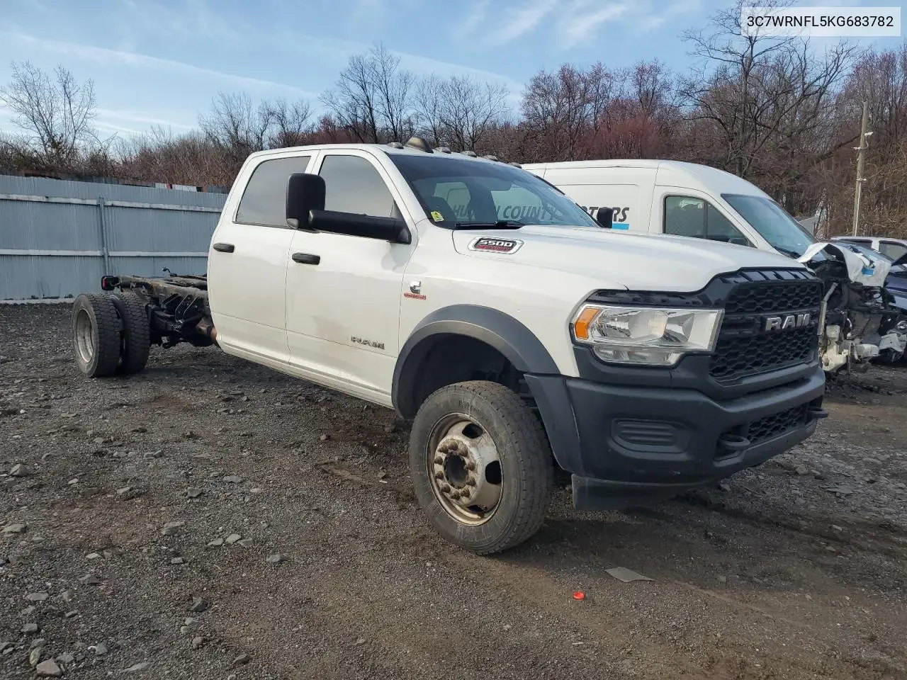 2019 Ram 5500 VIN: 3C7WRNFL5KG683782 Lot: 51188925