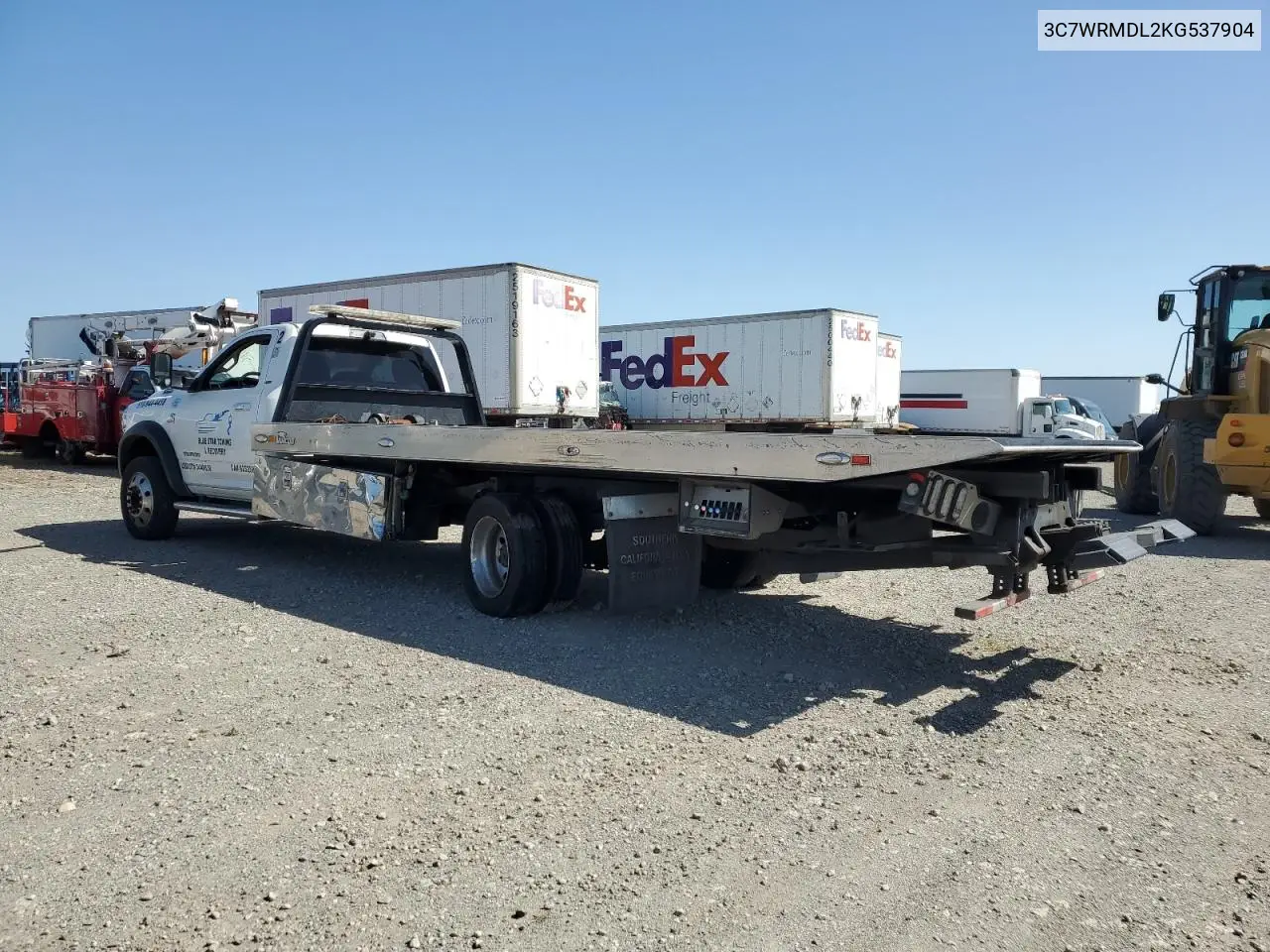 2019 Ram 5500 VIN: 3C7WRMDL2KG537904 Lot: 51862615
