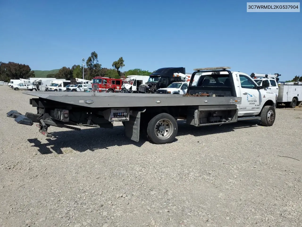 2019 Ram 5500 VIN: 3C7WRMDL2KG537904 Lot: 51862615