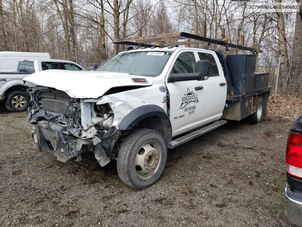 2019 Ram 5500 VIN: 3C7WRNFL4KG540662 Lot: 52271965