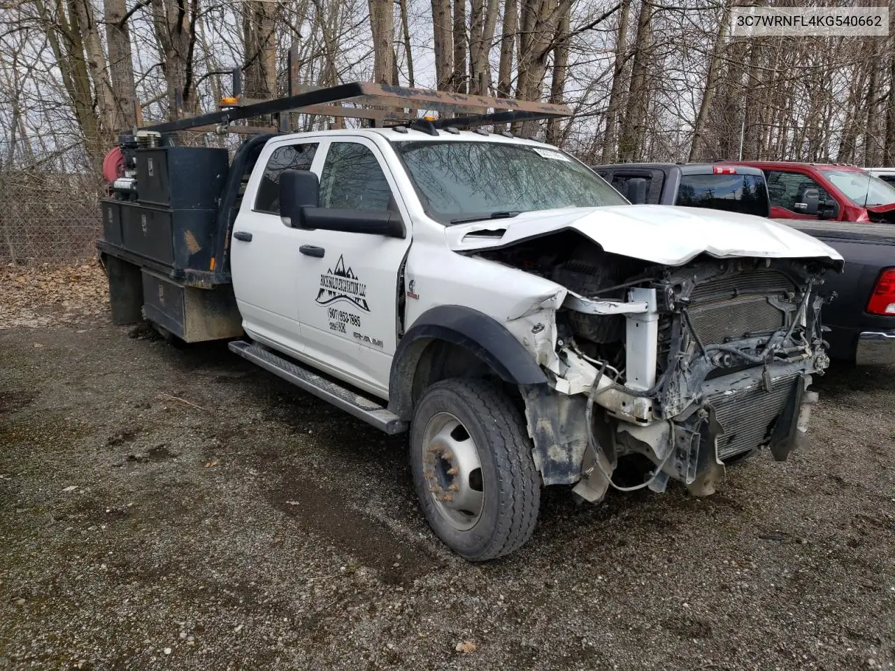 2019 Ram 5500 VIN: 3C7WRNFL4KG540662 Lot: 52271965