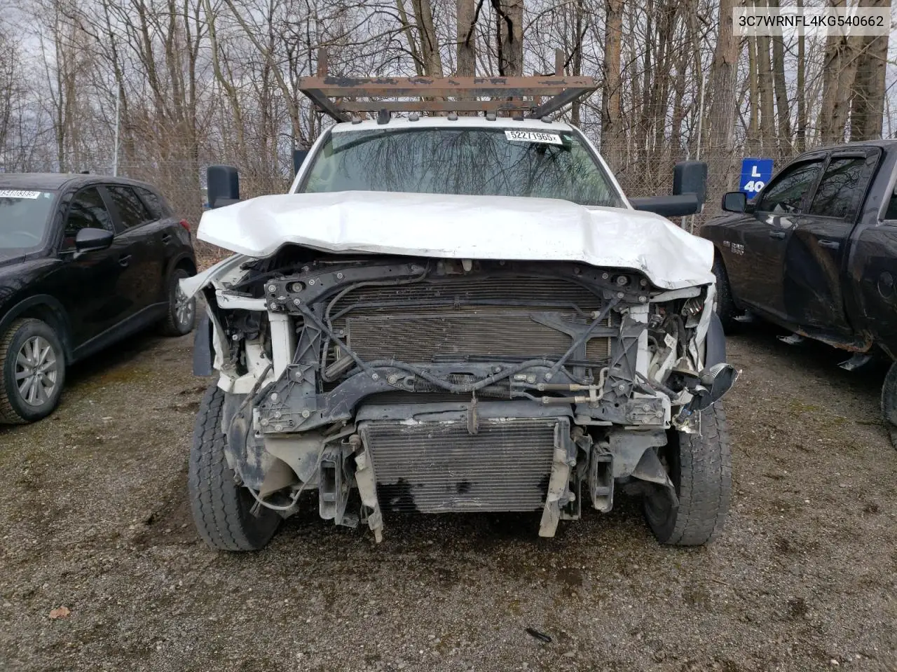 2019 Ram 5500 VIN: 3C7WRNFL4KG540662 Lot: 52271965