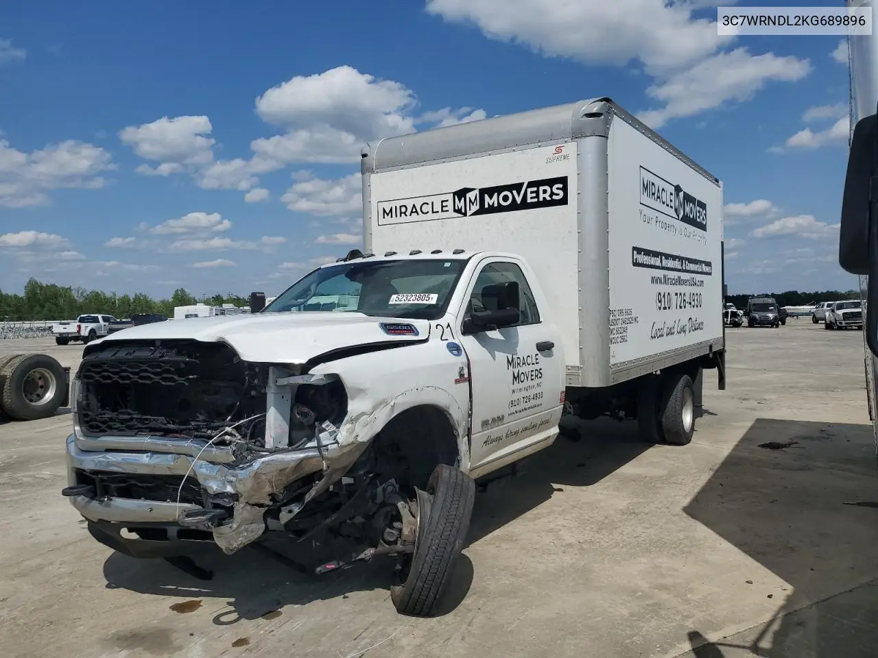 2019 Ram 5500 VIN: 3C7WRNDL2KG689896 Lot: 52323805