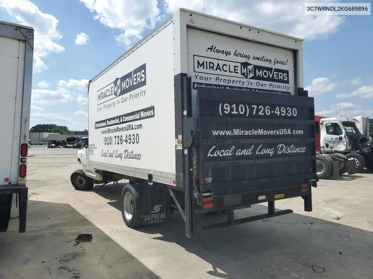 2019 Ram 5500 VIN: 3C7WRNDL2KG689896 Lot: 52323805