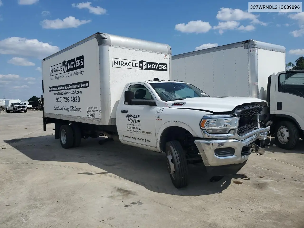 2019 Ram 5500 VIN: 3C7WRNDL2KG689896 Lot: 52323805