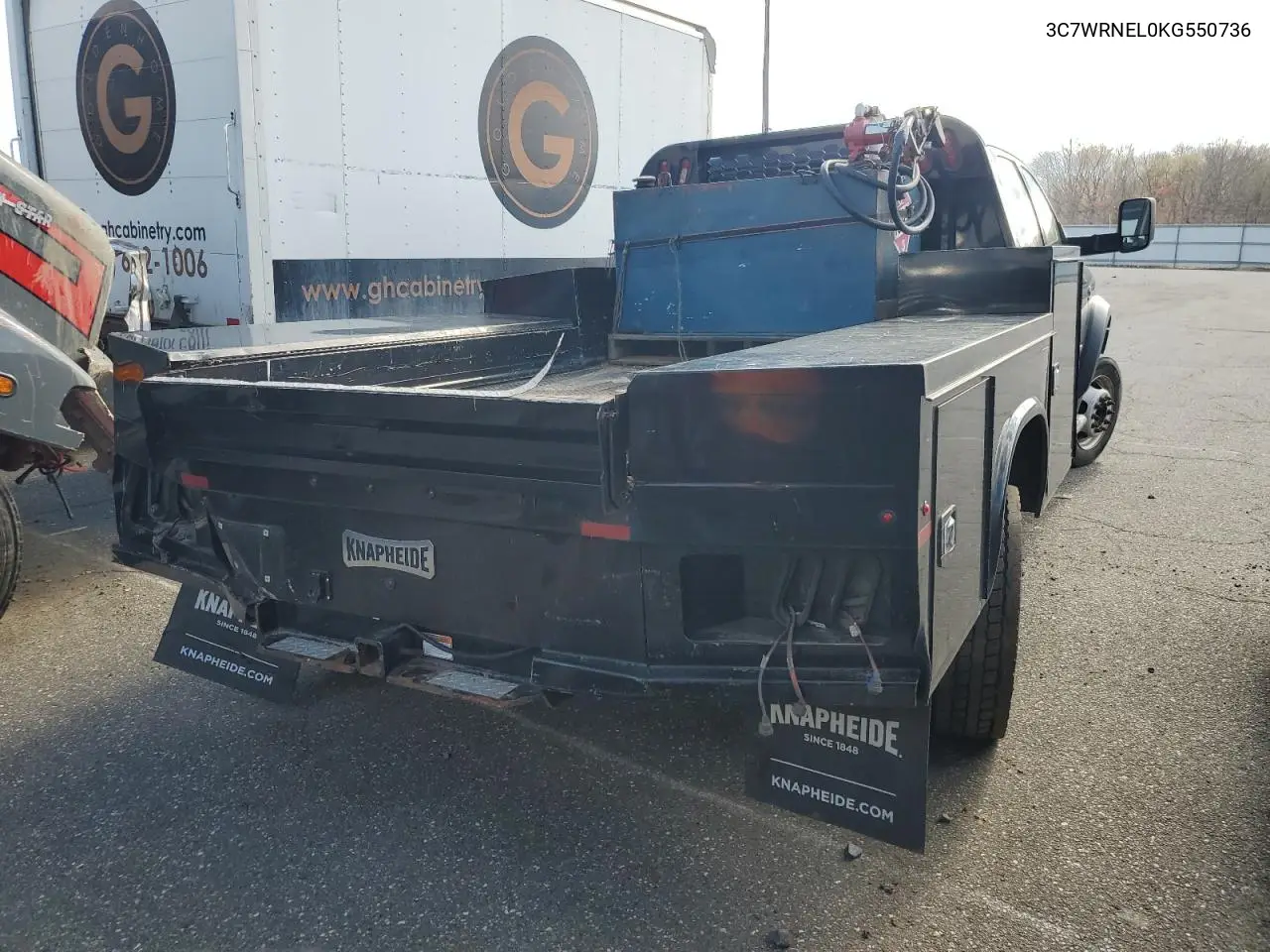 2019 Ram 5500 VIN: 3C7WRNEL0KG550736 Lot: 52688275