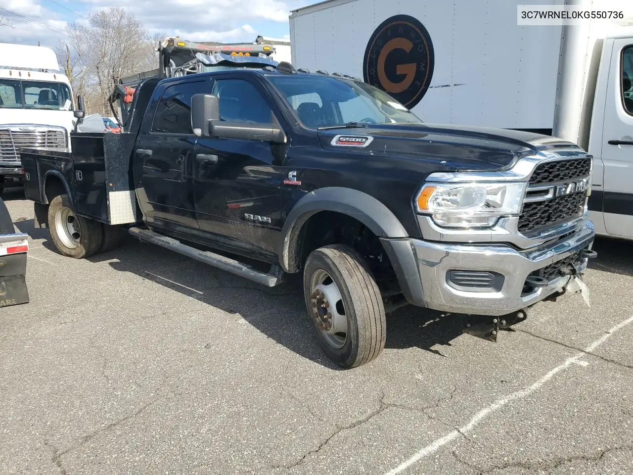 2019 Ram 5500 VIN: 3C7WRNEL0KG550736 Lot: 52688275