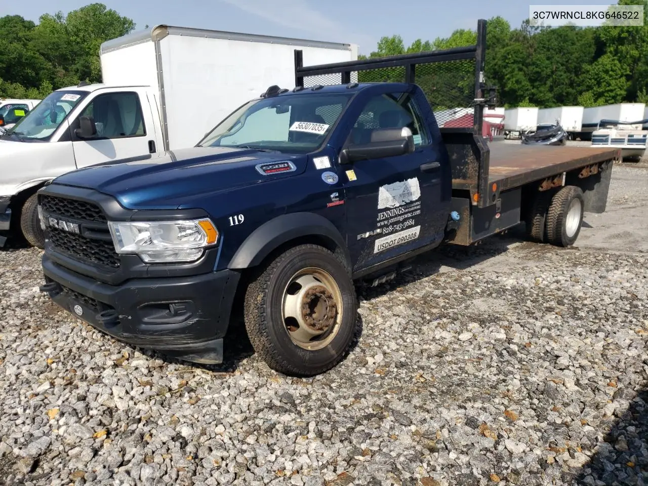2019 Ram 5500 VIN: 3C7WRNCL8KG646522 Lot: 56307035