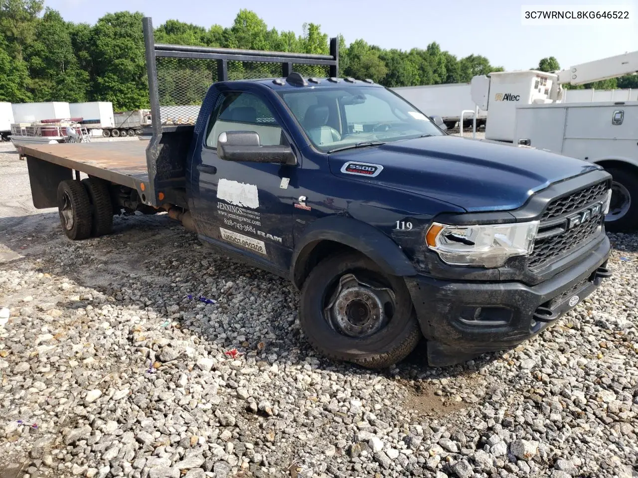 2019 Ram 5500 VIN: 3C7WRNCL8KG646522 Lot: 56307035