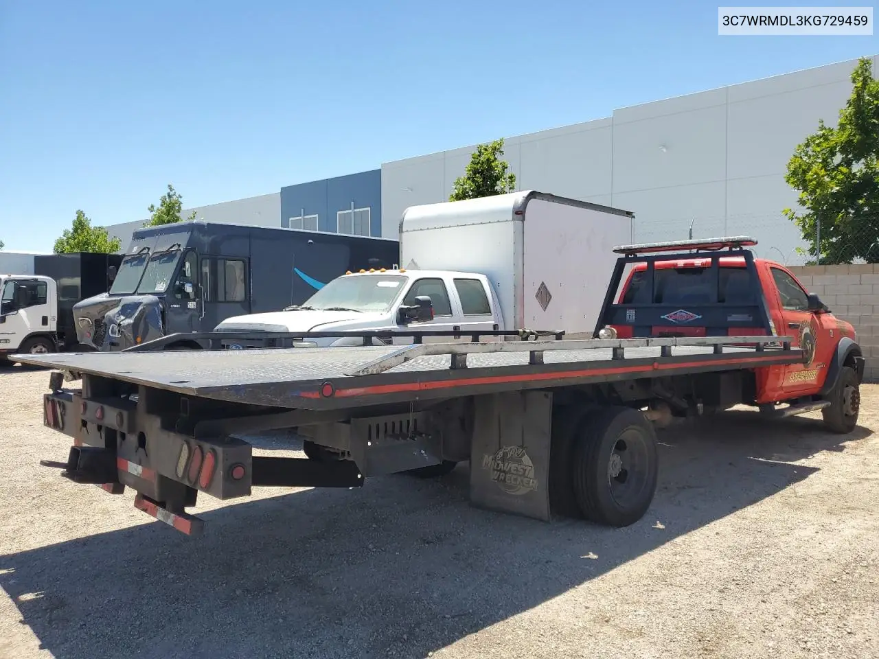 2019 Ram 5500 VIN: 3C7WRMDL3KG729459 Lot: 62561505