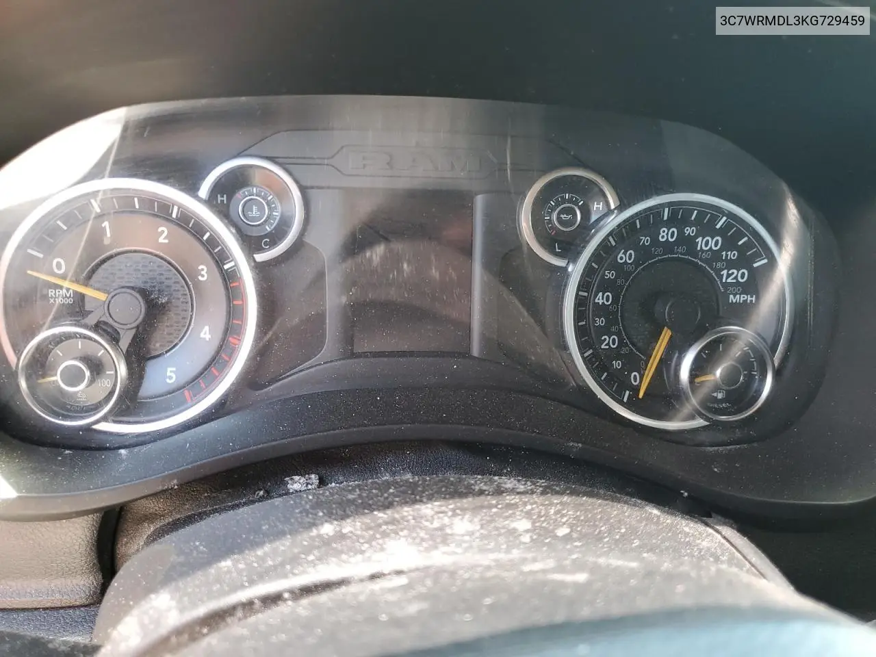 2019 Ram 5500 VIN: 3C7WRMDL3KG729459 Lot: 62561505