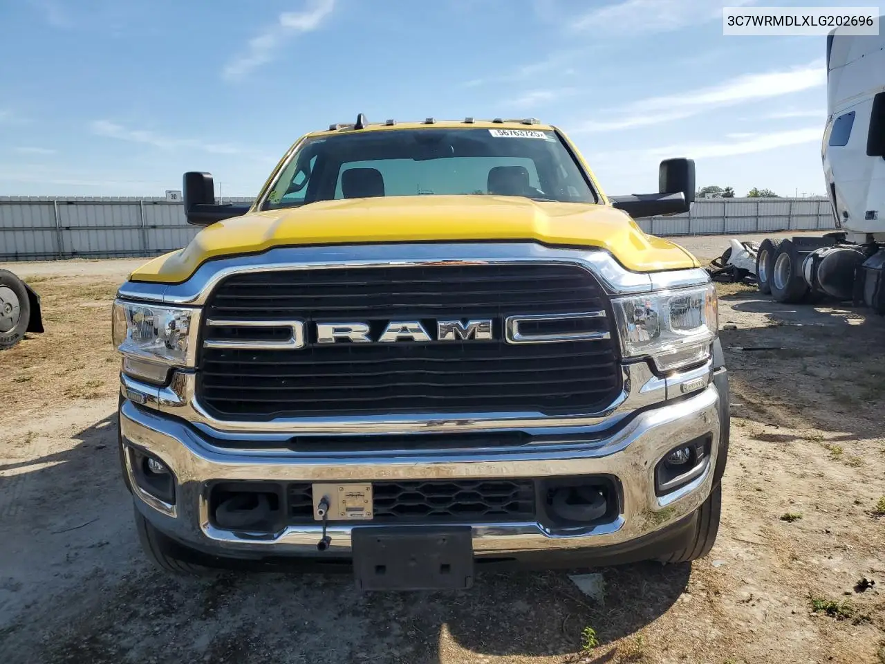 2020 Ram 5500 VIN: 3C7WRMDLXLG202696 Lot: 56763725