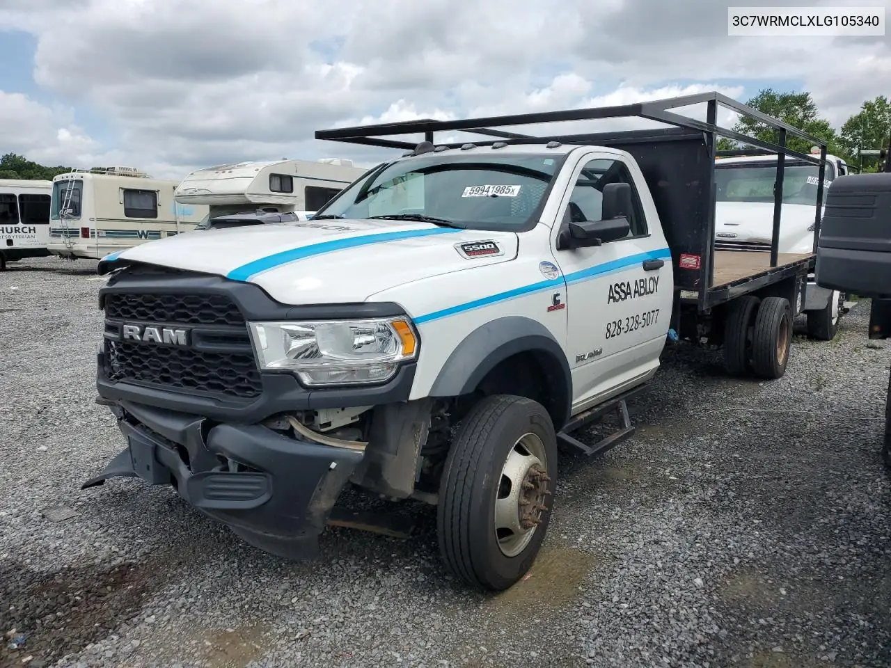2020 Ram 5500 VIN: 3C7WRMCLXLG105340 Lot: 59941985