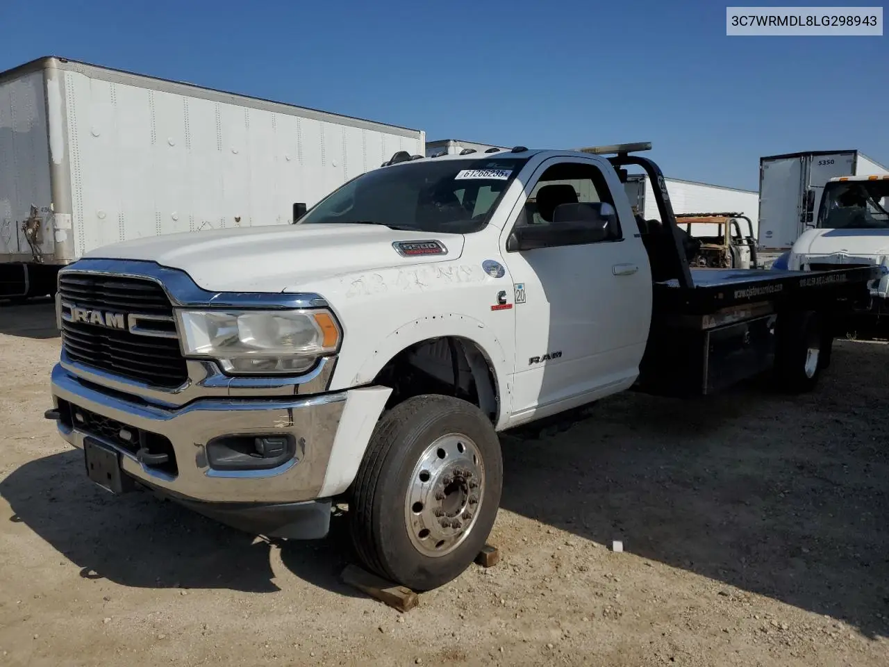 2020 Ram 5500 VIN: 3C7WRMDL8LG298943 Lot: 63868245