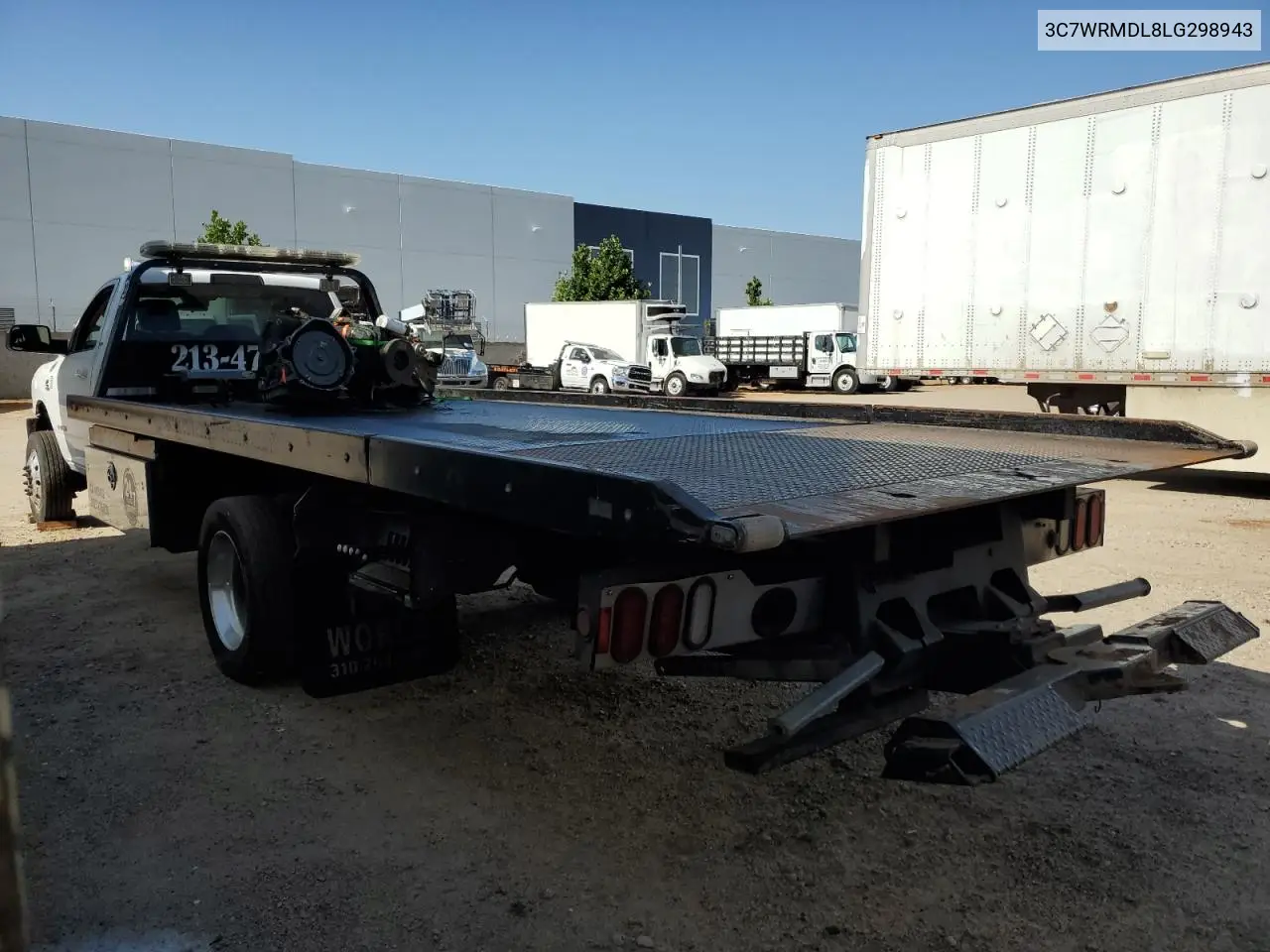 2020 Ram 5500 VIN: 3C7WRMDL8LG298943 Lot: 63868245