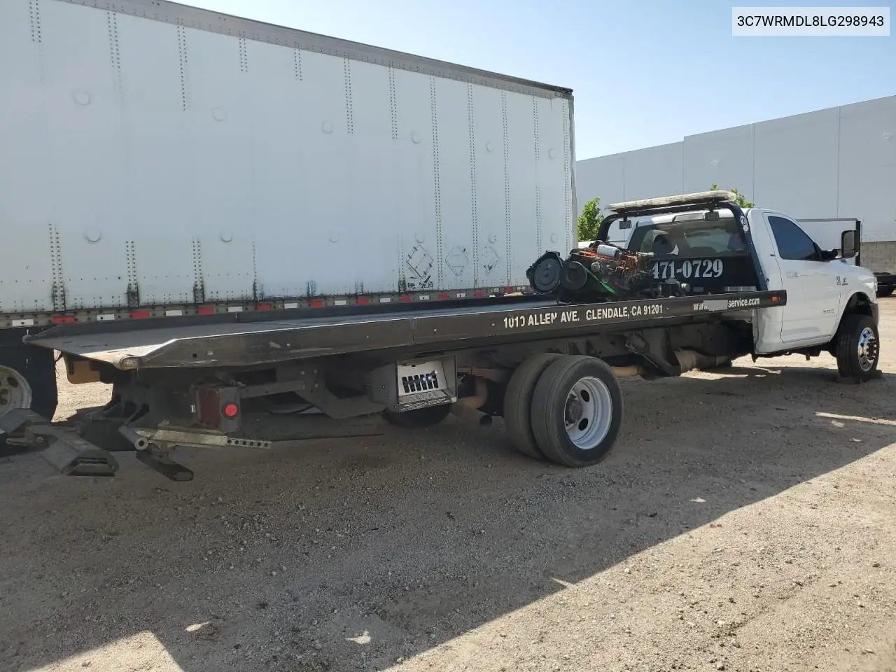 2020 Ram 5500 VIN: 3C7WRMDL8LG298943 Lot: 63868245