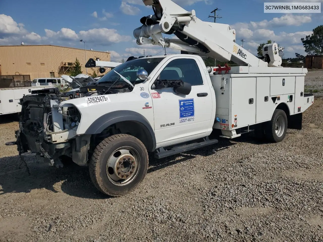 2021 Ram 5500 VIN: 3C7WRNBL1MG683433 Lot: 52629475