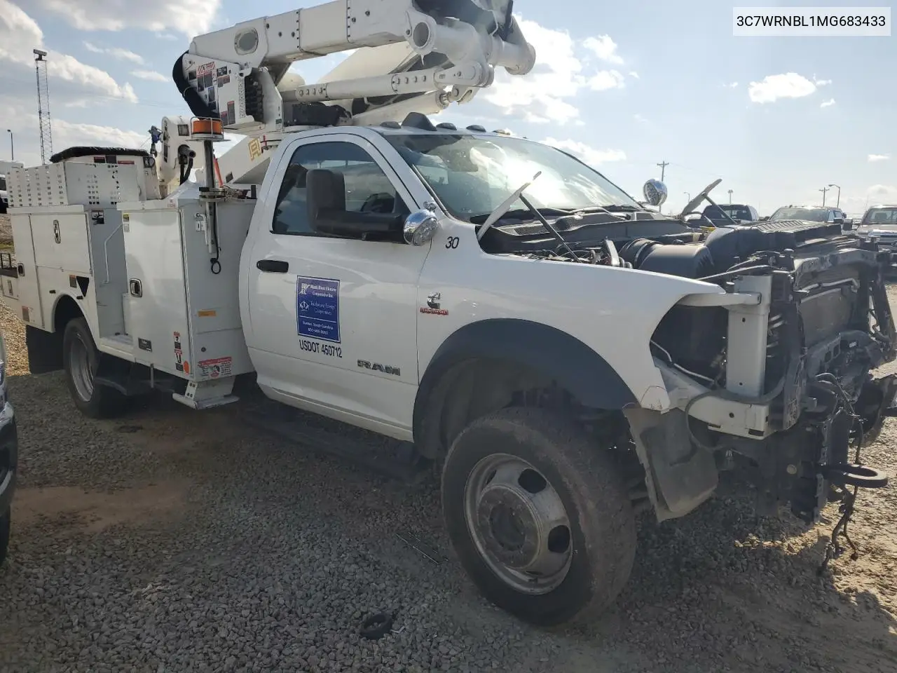 2021 Ram 5500 VIN: 3C7WRNBL1MG683433 Lot: 52629475