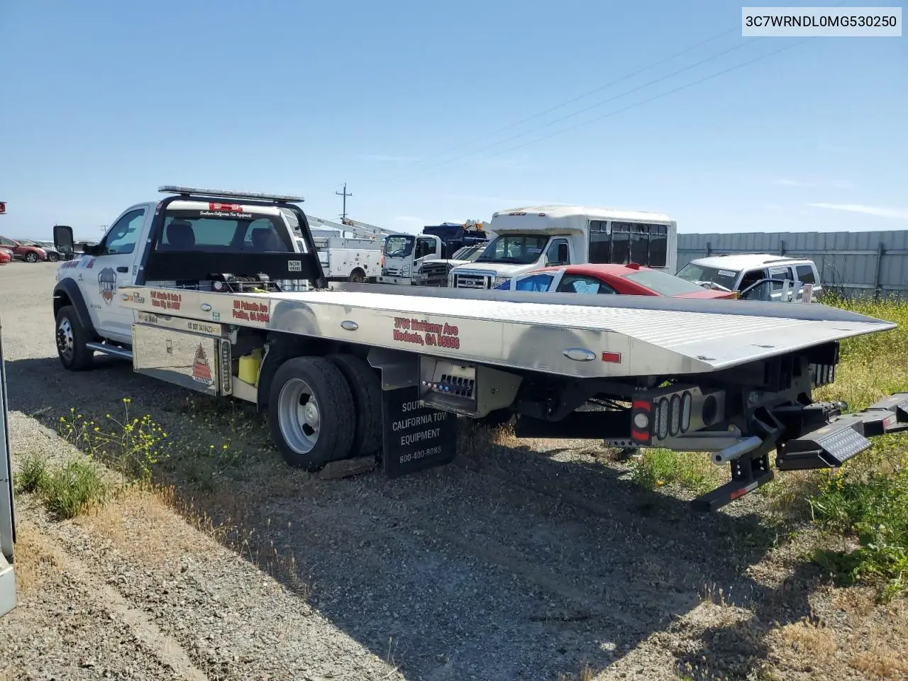 2021 Ram 5500 VIN: 3C7WRNDL0MG530250 Lot: 60025055