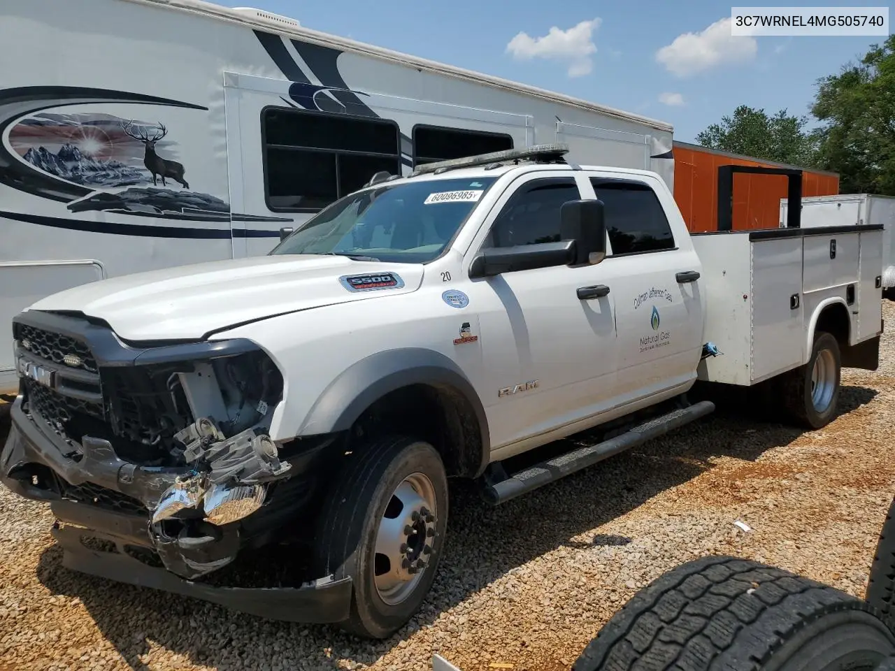 2021 Ram 5500 VIN: 3C7WRNEL4MG505740 Lot: 60096985