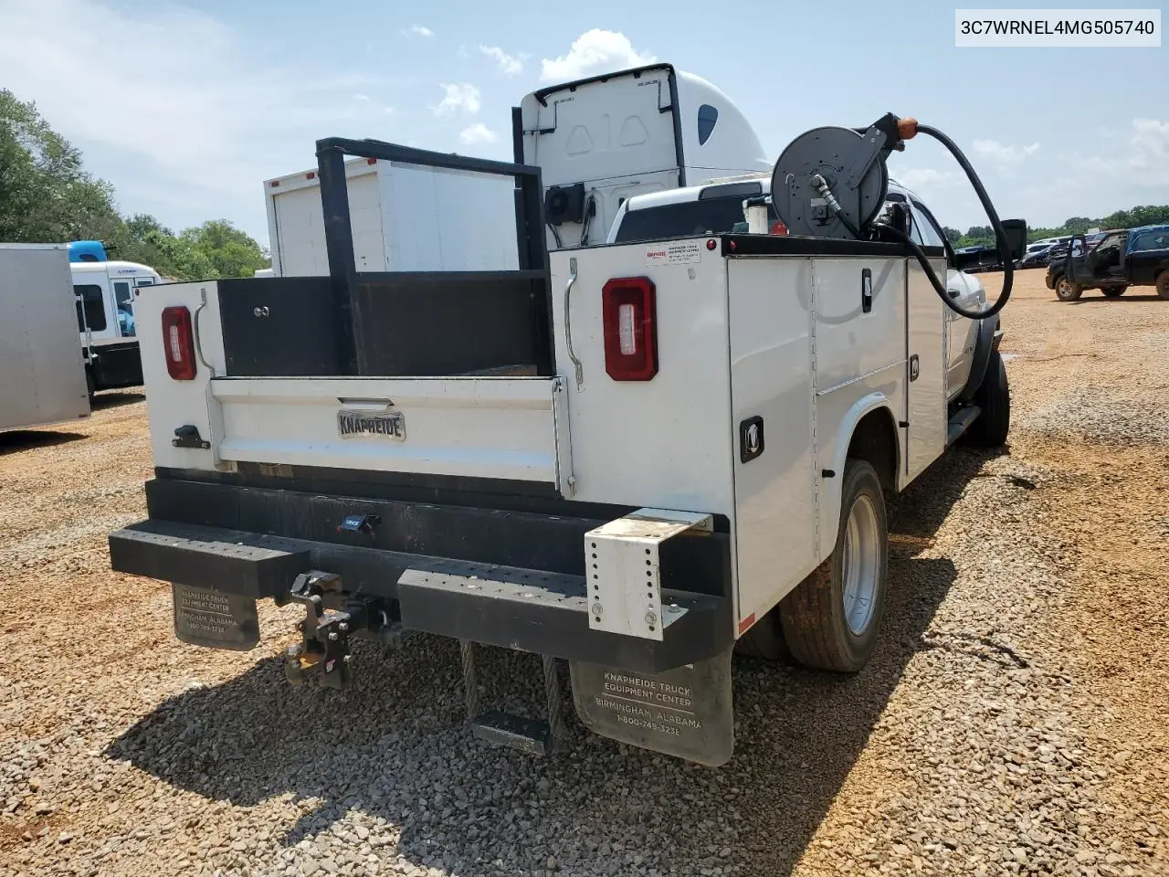 2021 Ram 5500 VIN: 3C7WRNEL4MG505740 Lot: 60096985