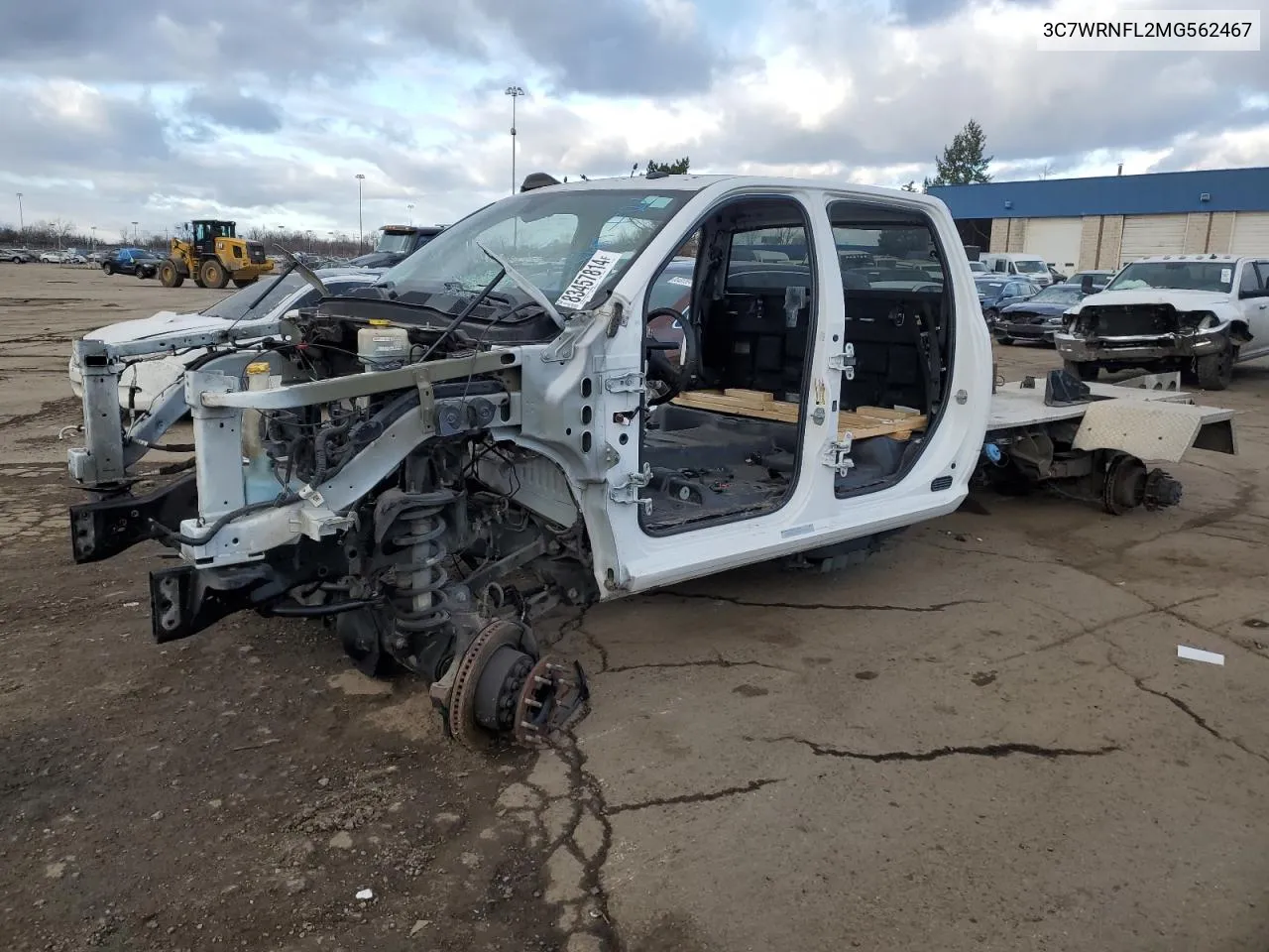 2021 Ram 5500 VIN: 3C7WRNFL2MG562467 Lot: 83457814